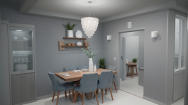 AI-generated interior design