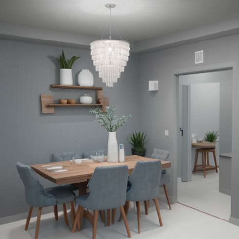 AI-generated interior design